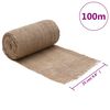 vidaXL Jutegewebe 0,25x100 m 100% Jute 200 g/m²