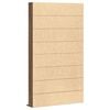 vidaXL CD-Regal Braun Eichen-Optik 102x23x177,5 cm Holzwerkstoff