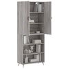 vidaXL Highboard Grau Sonoma 69,5x34x180 cm Holzwerkstoff