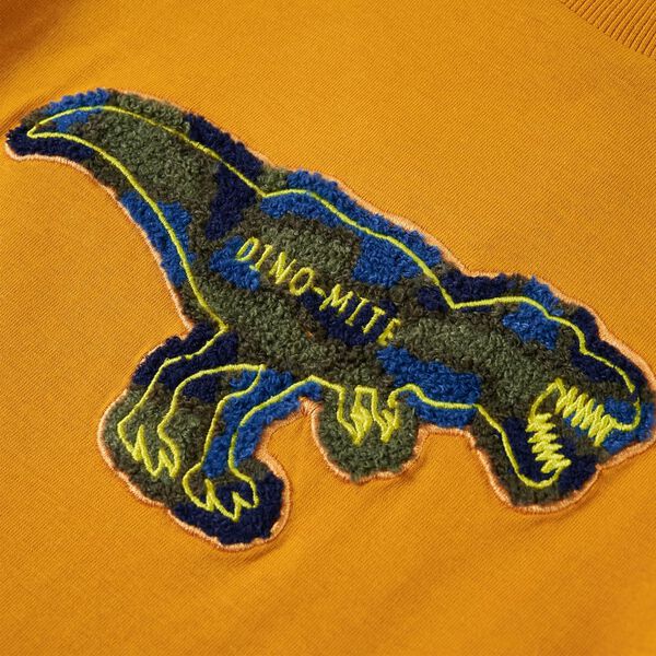 Kinder-Langarmshirt Ocker 140