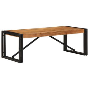 vidaXL Couchtisch 100x50x35 cm Massivholz Akazie