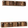 vidaXL TV-Schrankset Wandmontiert 5 pcs Altholz Holzwerkstoff