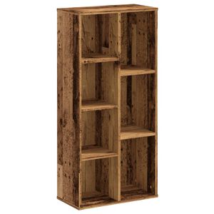 vidaXL B&uuml;cherregal Altholz-Optik 50x25x105 cm Holzwerkstoff