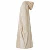 vidaXL Decken-Hoodie Beige L Flanell