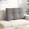 vidaXL R&uuml;cken Kissen Taupe 80 x 24 x 50 cm Stoff