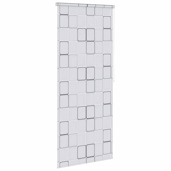 vidaXL Duschrollo 100x240 cm Quadratmuster