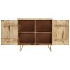 vidaXL Sideboard 80x30x75 cm Massivholz Mango