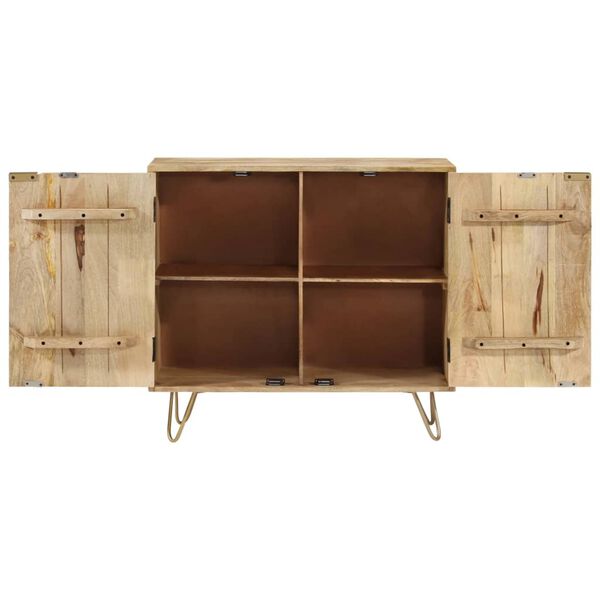 vidaXL Sideboard 80x30x75 cm Massivholz Mango