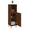 vidaXL Badschrank Braun Eichen-Optik 30x30x100 cm Holzwerkstoff