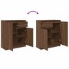 vidaXL Sideboard mit Schublade Braun Eichen-Optik 71x35x84 cm