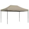 vidaXL Partyzelt Faltbar Pop-Up Taupe 410x279x315 cm