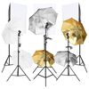 vidaXL Fotostudio-Set mit Beleuchtung, Aufnahmetisch und Reflektor