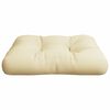 vidaXL Palettenkissen Creme 60x60x12 cm Stoff