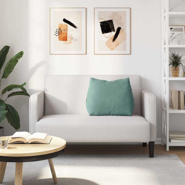 vidaXL R&uuml;ckenkissen Meergr&uuml;n 60 x 20 x 50 cm Cordstoff