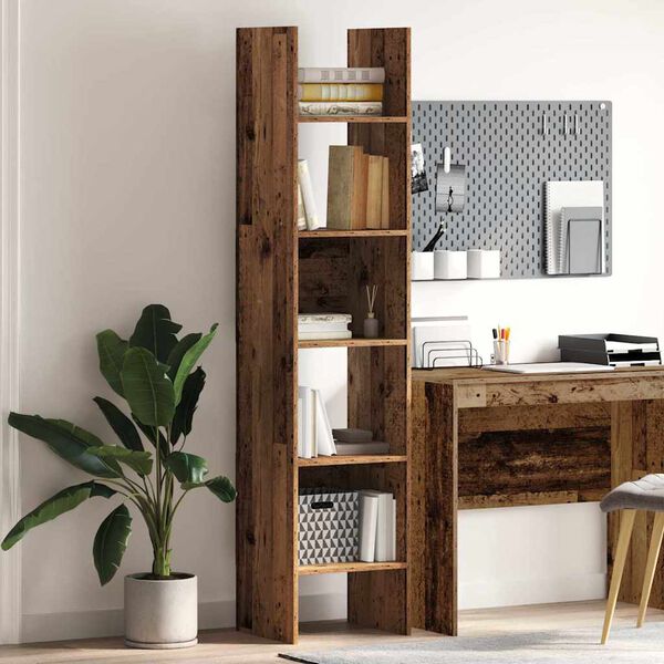 vidaXL B&uuml;cherregal Altholz 40 x 35 x 180 cm Holzwerkstoff