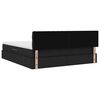 vidaXL Aufbewahrungsbett mit Matratze Schwarz 180 x 200 cm