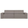 vidaXL Schlafsofa 200cm Taupe Stoff