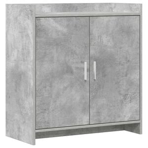 vidaXL Sideboard Betongrau 72 x 36 x 80 cm Holzwerkstoff