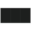 vidaXL Garten Essgruppe 5 pcs Schwarz