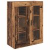vidaXL Highboard 2 pcs Altholz Holzwerkstoff