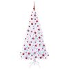 vidaXL K&uuml;nstlicher Weihnachtsbaum Wei&szlig; 180 cm PVC und Stahl