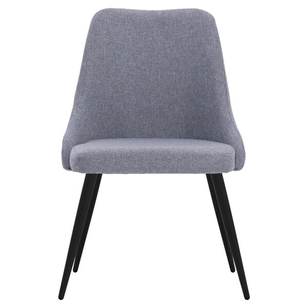 vidaXL Esszimmerst&uuml;hle 6 Stk. Hellgrau Stoff