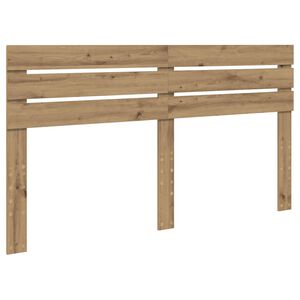 vidaXL Kopfteil Artisan-Eiche Holzwerkstoff