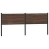 vidaXL Ersatz-Kopfteil Braun Eichen-Optik 190 cm Holzwerkstoff und Stahl