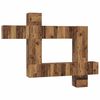 vidaXL TV-Schrankset Wandmontiert 10 pcs Altholz Holzwerkstoff