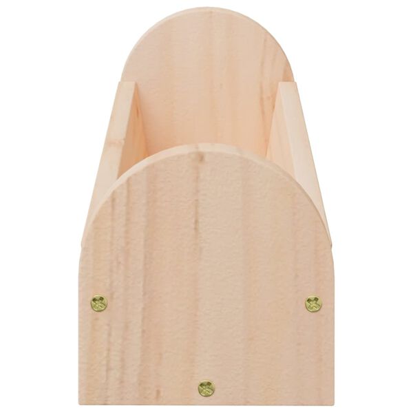 vidaXL Heuraufe f&uuml;r Kaninchen 28x10x10 cm Massivholz Tanne