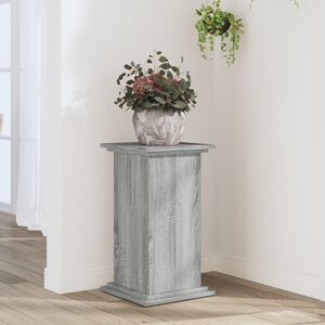 vidaXL Pflanzenst&auml;nder Grau Sonoma 33x33x60 cm Holzwerkstoff