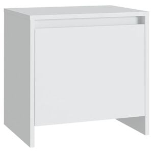vidaXL Nachttisch Wei&szlig; 45x34x44,5 cm Holzwerkstoff