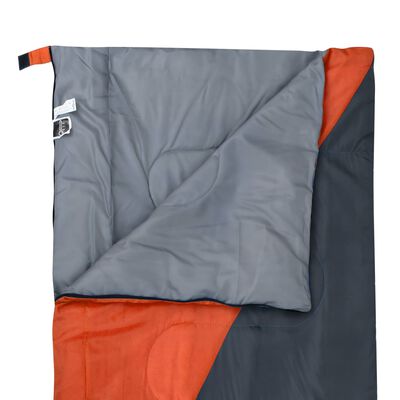 vidaXL Leichter Umschlag-Schlafsack Orange 1100g 10°C