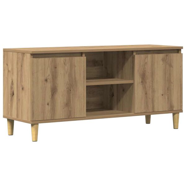 vidaXL TV-Schrank Artisan-Eiche 102x35x50 cm Holzwerkstoff