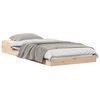 vidaXL Bettrahmen Natur 80 x 220 cm Massives Kiefernholz