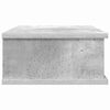 vidaXL Nachttisch Beton Grau 40 x 31 x 15 cm Holzwerkstoff