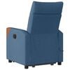 vidaXL Massagesessel mit Aufstehhilfe Blau Stoff