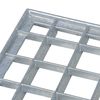 vidaXL Gitter Silber 30 x 30 x 2 cm Feuerverzinkter Stahl