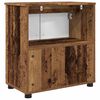vidaXL Badezimmerschrank mit Speicher mit T&uuml;r Altholz 61 x 35 x 64 cm