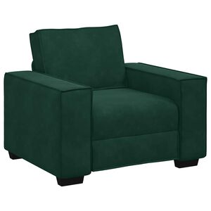 vidaXL Sessel Dunkelgr&uuml;n 100x78x84 cm Samt