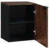 vidaXL Waschbeckenschrank Walnuss 38 x 33,5 x 48 cm Holzwerkstoff