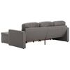 vidaXL Modulares 3-Sitzer-Schlafsofa Taupe Stoff