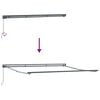 vidaXL Einziehbare Markise Anthrazit 400 x 300 cm Aluminium und Stoff