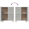vidaXL Sideboard Betongrau 69,5x34x90 cm Holzwerkstoff