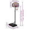 vidaXL Basketballst&auml;nder Schwarz 237-307 cm Polyethylen