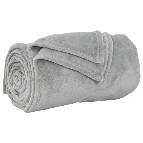 vidaXL Wohndecken 6 pcs Grau 240 x 270 cm Fleece