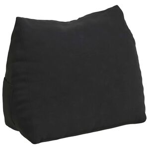 vidaXL R&uuml;ckenkissen Schwarz 45 x 20 x 35 cm Cordstoff