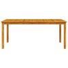 vidaXL Garten Essgruppe 7 pcs Braun Massivholz Akazie