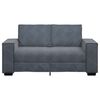 vidaXL 2-Sitzer-Sofa Dunkelgrau 120 cm Samt