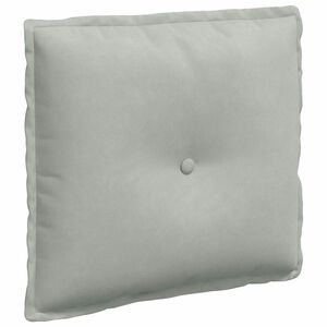 vidaXL R&uuml;cken Kissen Hellgrau 50 x 45 cm Cordstoff